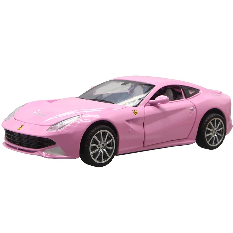 1:32 Pink Ferrari F12 Super Sports Car Model Simulation Alloy Pull Back Car Children's Metal Toy Car Cake Decoration Boy A145
1:32 Pink Ferrari F12 Super Sports Car Model Simulation Alloy Pull Back Car Children's Metal Toy Car Cake Decoration Boy A145