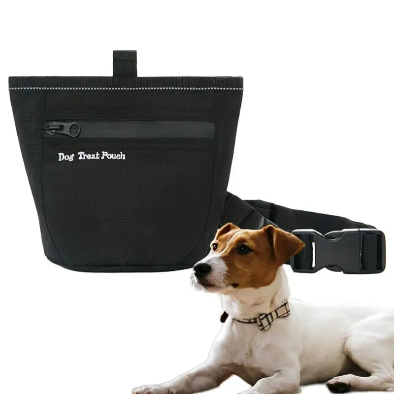 

Dog Treat Pouches Pet Feed Pocket Pouch Obedience Agility Pouch Food Bag Pocket Snack Reward Waist Bag for Hiking Outdoor Travel