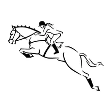 Jockey Horse Race Polo Jump Horseback Decorative Stickers Creative Cartoon Car Sticker Accessories 17CM*12.3CM
Jockey Horse Race Polo Jump Horseback Decorative Stickers Creative Cartoon Car Sticker Accessories 17CM*12.3CM