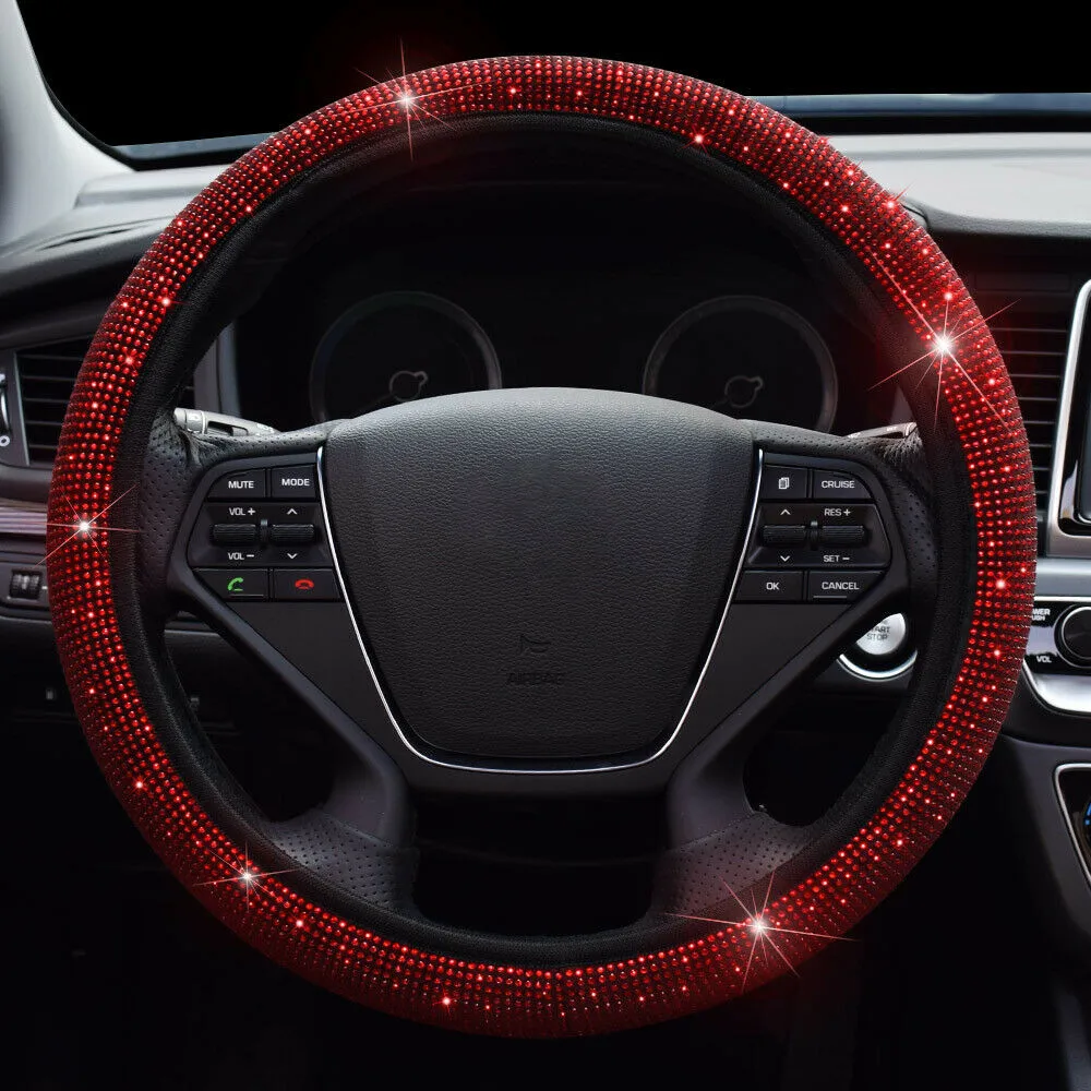 1pc Car Steering Cover Suitable 37-38cm Auto Decoration Red Automobile Car Steering Wheel Cover
1pc Car Steering Cover Suitable 37-38cm Auto Decoration Red Automobile Car Steering Wheel Cover