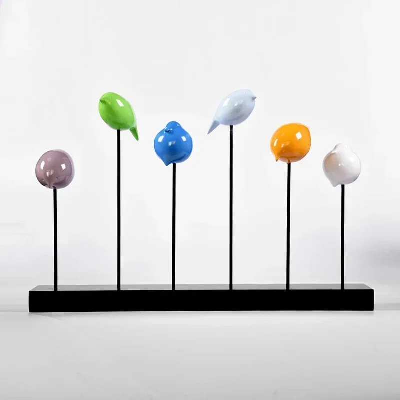Modern Home Resin Colorful Bird Figurine Decoration Crafts Creative TV Cabinet Accessories Livingroom Bedroom Desktop Ornaments
Modern Home Resin Colorful Bird Figurine Decoration Crafts Creative TV Cabinet Accessories Livingroom Bedroom Desktop Ornaments