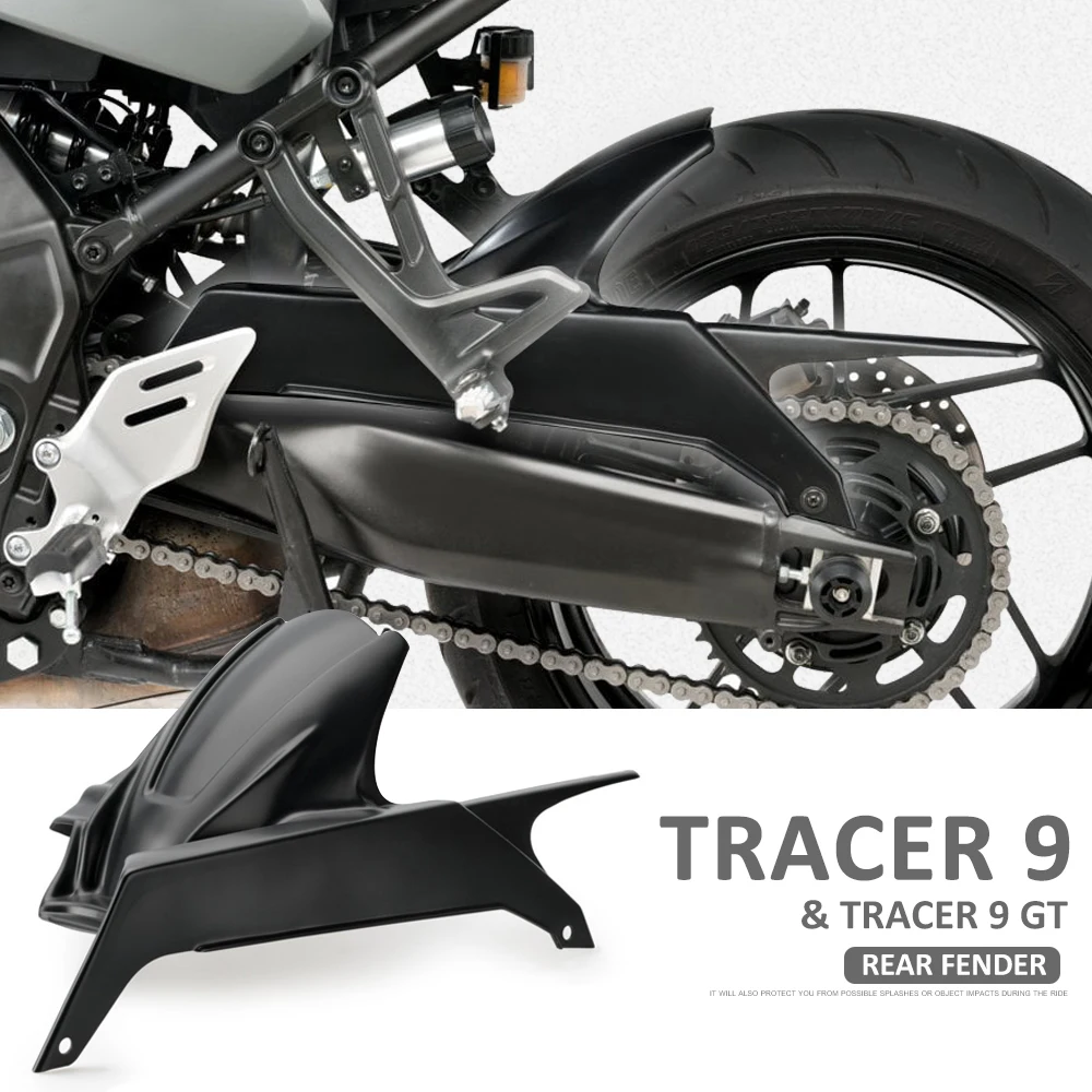 

Rear Fender For Yamaha Tracer9 Tracer 9 TRACER 9 GT 2021 2022 2023 2024 New Motorcycle Black/Carbon fiber Mudguard ABS Mud Guard