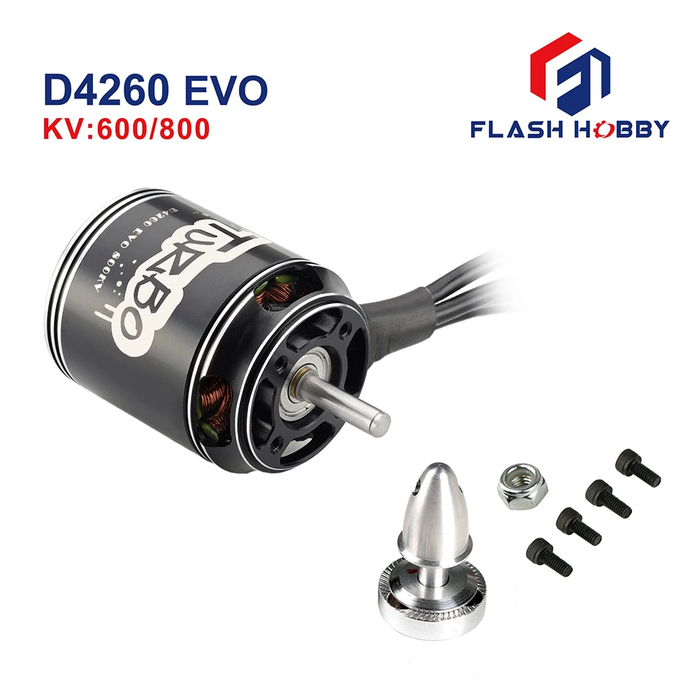 FLASHHOBBY D4260EVO 4260 (3530) 600KV 800KV RC Outrunner Brushless Motor for RC Aircraft Multicopters Helicopter
FLASHHOBBY D4260EVO 4260 (3530) 600KV 800KV RC Outrunner Brushless Motor for RC Aircraft Multicopters Helicopter