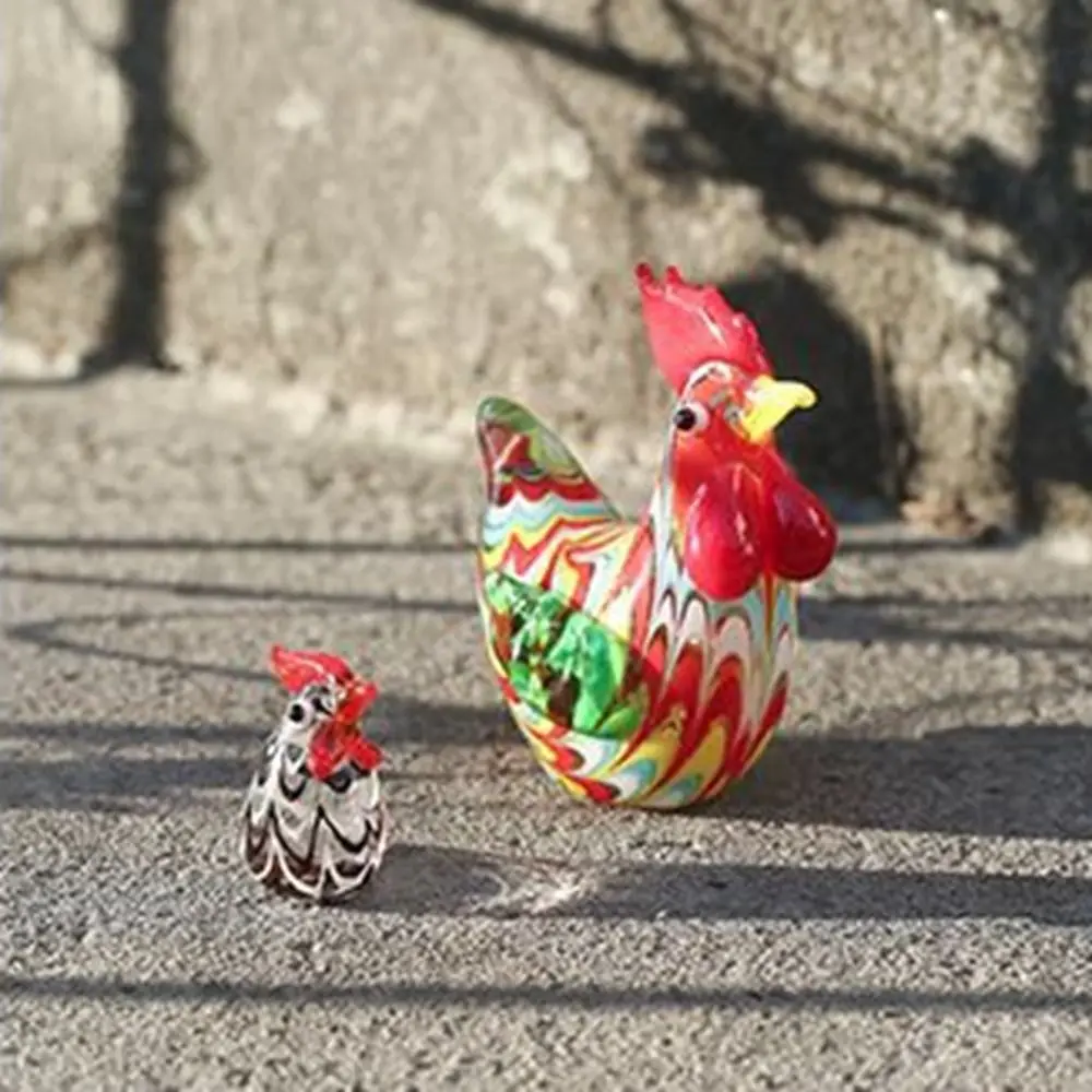 Small Glass Photography Props Cute Home Decor Handmade Rooster Ornament Crafts Gift Animal Figurines Chick Statue
Small Glass Photography Props Cute Home Decor Handmade Rooster Ornament Crafts Gift Animal Figurines Chick Statue