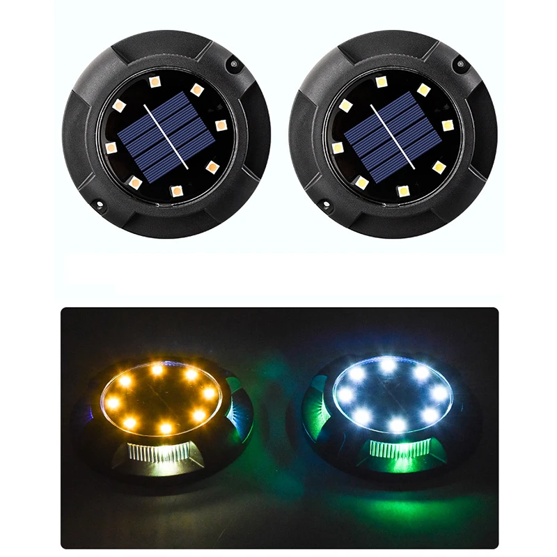 Solar Ground Lights, Disk Lights Solar Powered Waterproof In-Ground Lights For Garden, Lawn, Deck, Yard
Solar Ground Lights, Disk Lights Solar Powered Waterproof In-Ground Lights For Garden, Lawn, Deck, Yard