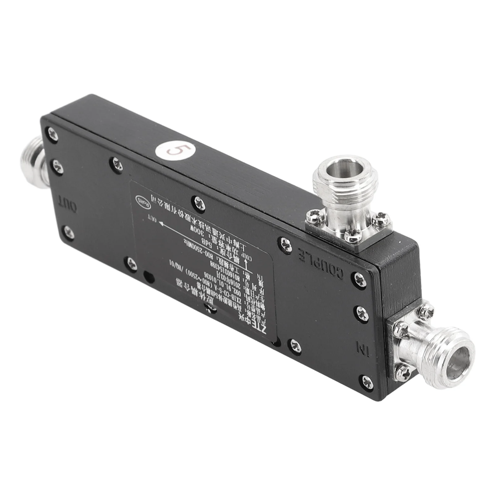 N Type Female RF Coaxial Directional Coupler 800 2500MHz 200W for Adaptive Predistortion with Low Insertion Loss
N Type Female RF Coaxial Directional Coupler 800 2500MHz 200W for Adaptive Predistortion with Low Insertion Loss