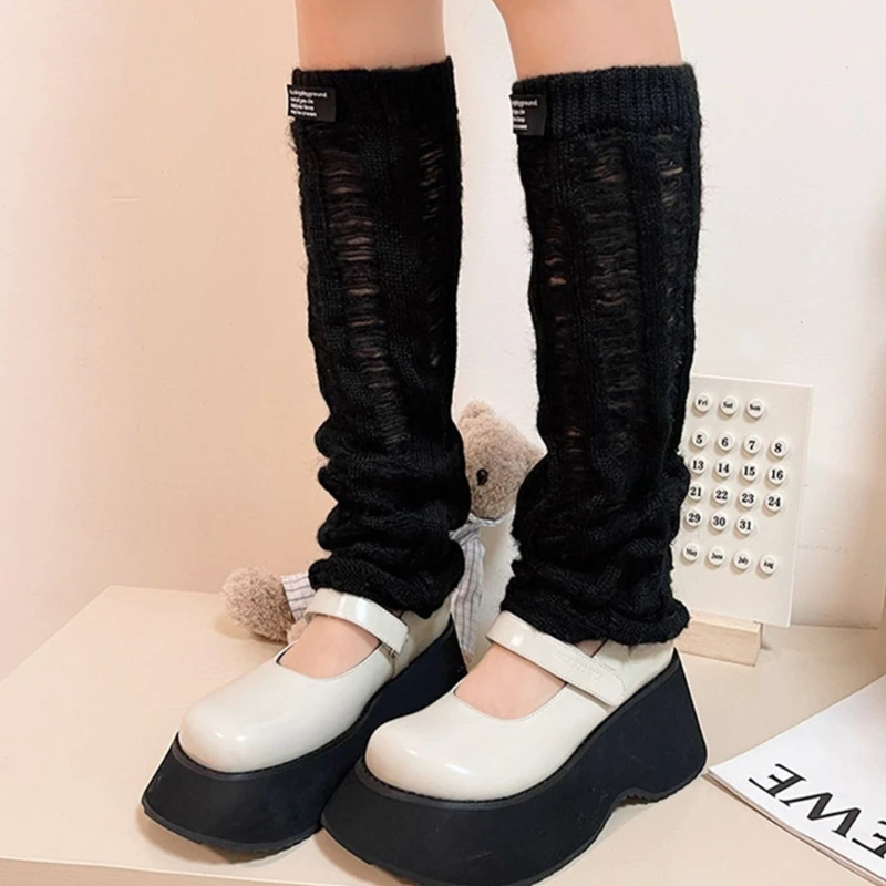 Japanese Leg Warmers Gothic Knit Long Socks Leggings Gaiters Autumn Winter Cuffs Ankle Heaps Socks
Japanese Leg Warmers Gothic Knit Long Socks Leggings Gaiters Autumn Winter Cuffs Ankle Heaps Socks