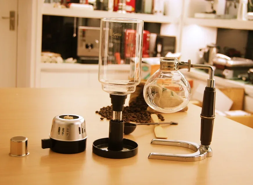 

Vacuum Glass Coffeemaker Coffee Style Machine Filter 3cups Type Maker Siphon Japanese Tea Pot