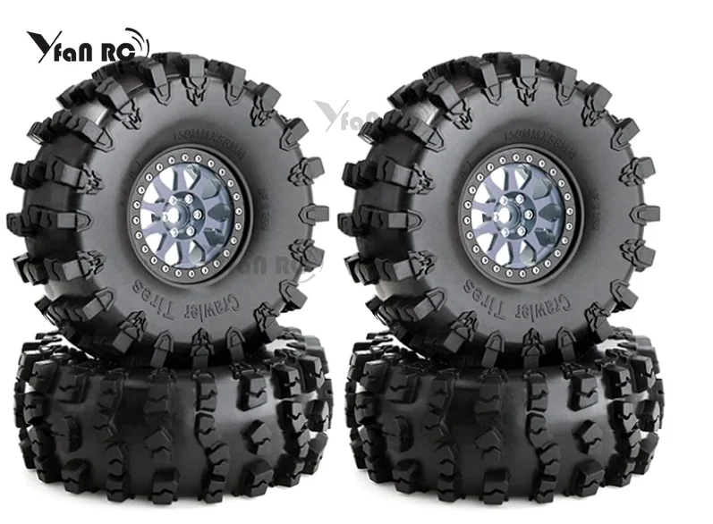 4pcs 150mm 2.2" Metal Beadlock Wheel Rim Tire Set for 1/10 RC Crawler Car Axial SCX10 Pro Wraith Capra RR10 RBX10 TRX4 
4pcs 150mm 2.2" Metal Beadlock Wheel Rim Tire Set for 1/10 RC Crawler Car Axial SCX10 Pro Wraith Capra RR10 RBX10 TRX4