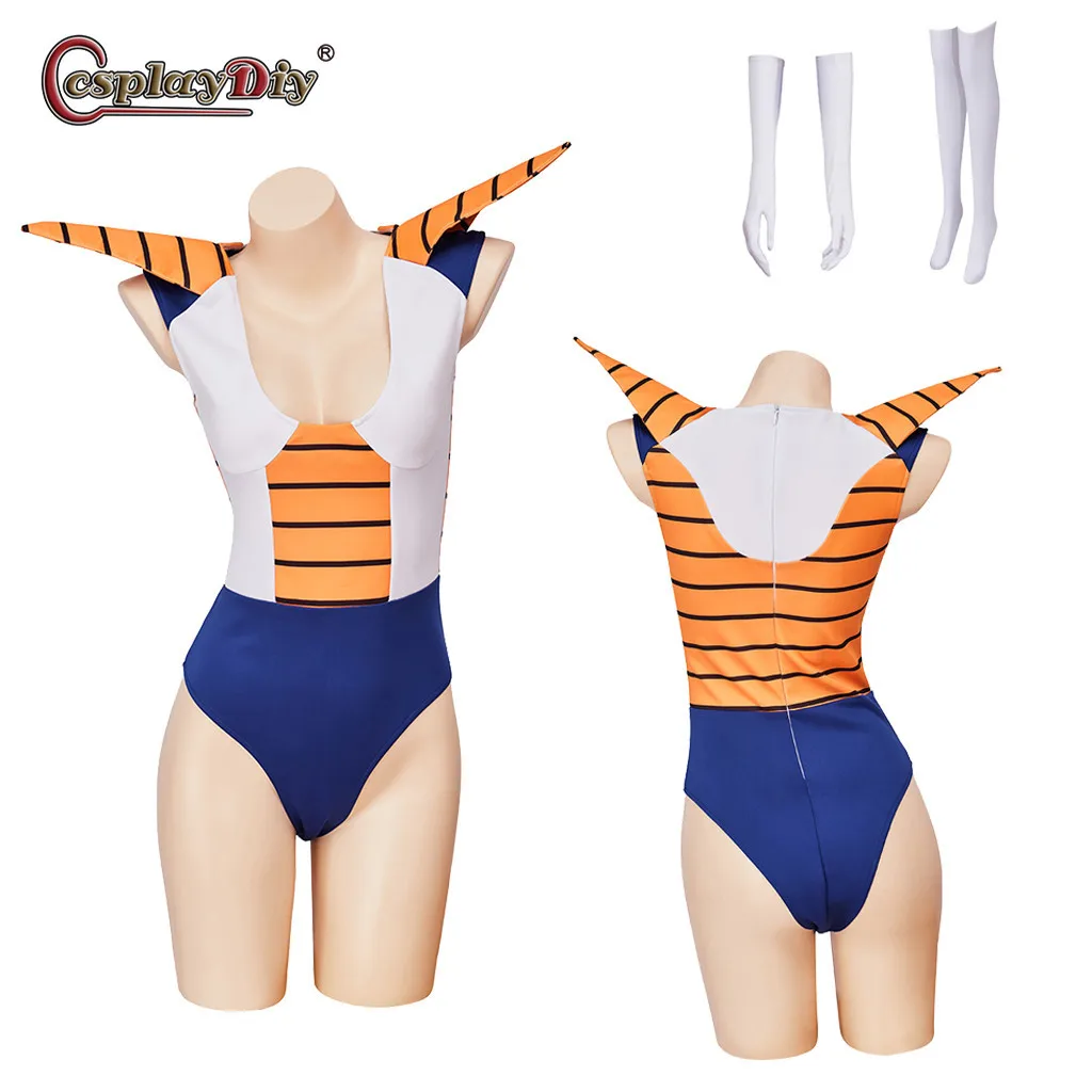 Cosplaydiy Vegeta IV Cosplay Bodysuit Anime Costume Jumpsuit Sexy Bejīta Battle Suit with Stockings Gloves Full Set Halloween
Cosplaydiy Vegeta IV Cosplay Bodysuit Anime Costume Jumpsuit Sexy Bejīta Battle Suit with Stockings Gloves Full Set Halloween