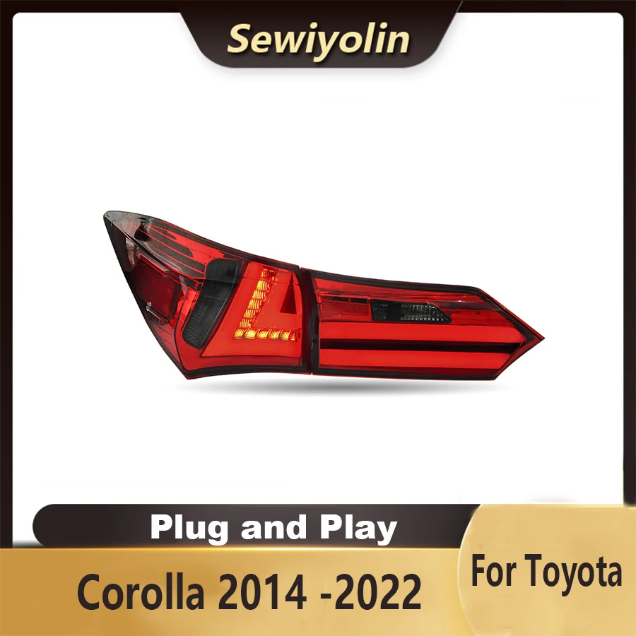 For Toyota Corolla 2014 -2022 Car Auto PartsAnimation LED Trailer Lights Tail Lamp Rear DRL Signal Automotive Plug And Play
For Toyota Corolla 2014 -2022 Car Auto PartsAnimation LED Trailer Lights Tail Lamp Rear DRL Signal Automotive Plug And Play