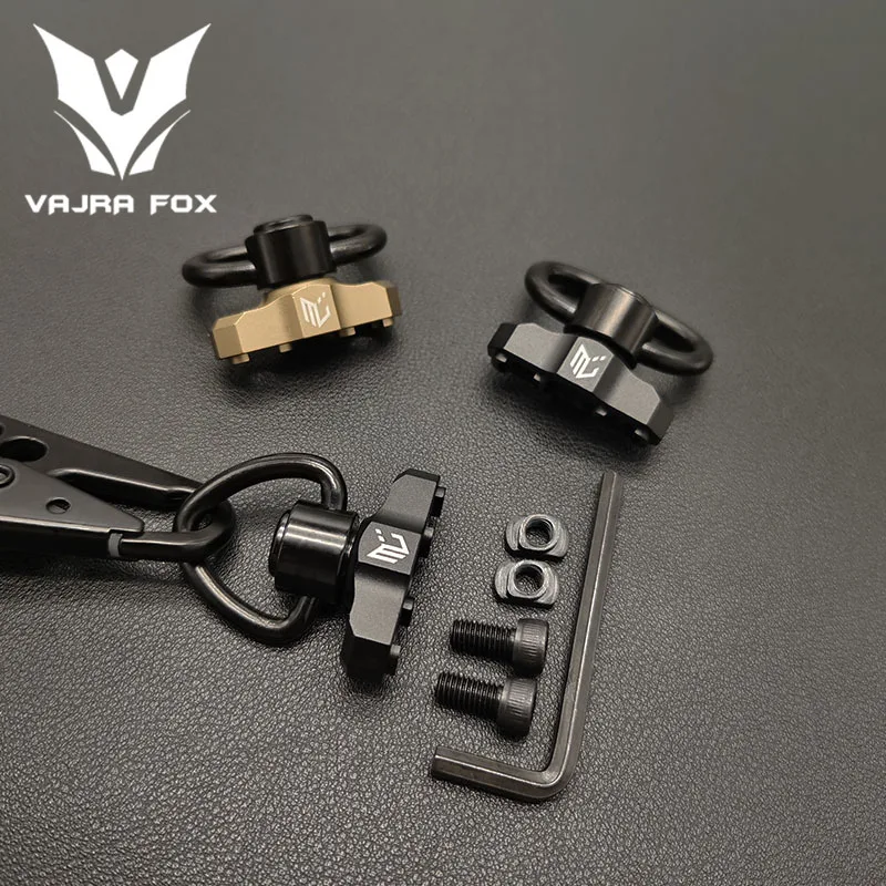 

Airsoft Tactical Metal QD Sling Mount Button Swivel Mounts Adapter QD Quick Release Base for Mlok Outdoors Hunting Accessories