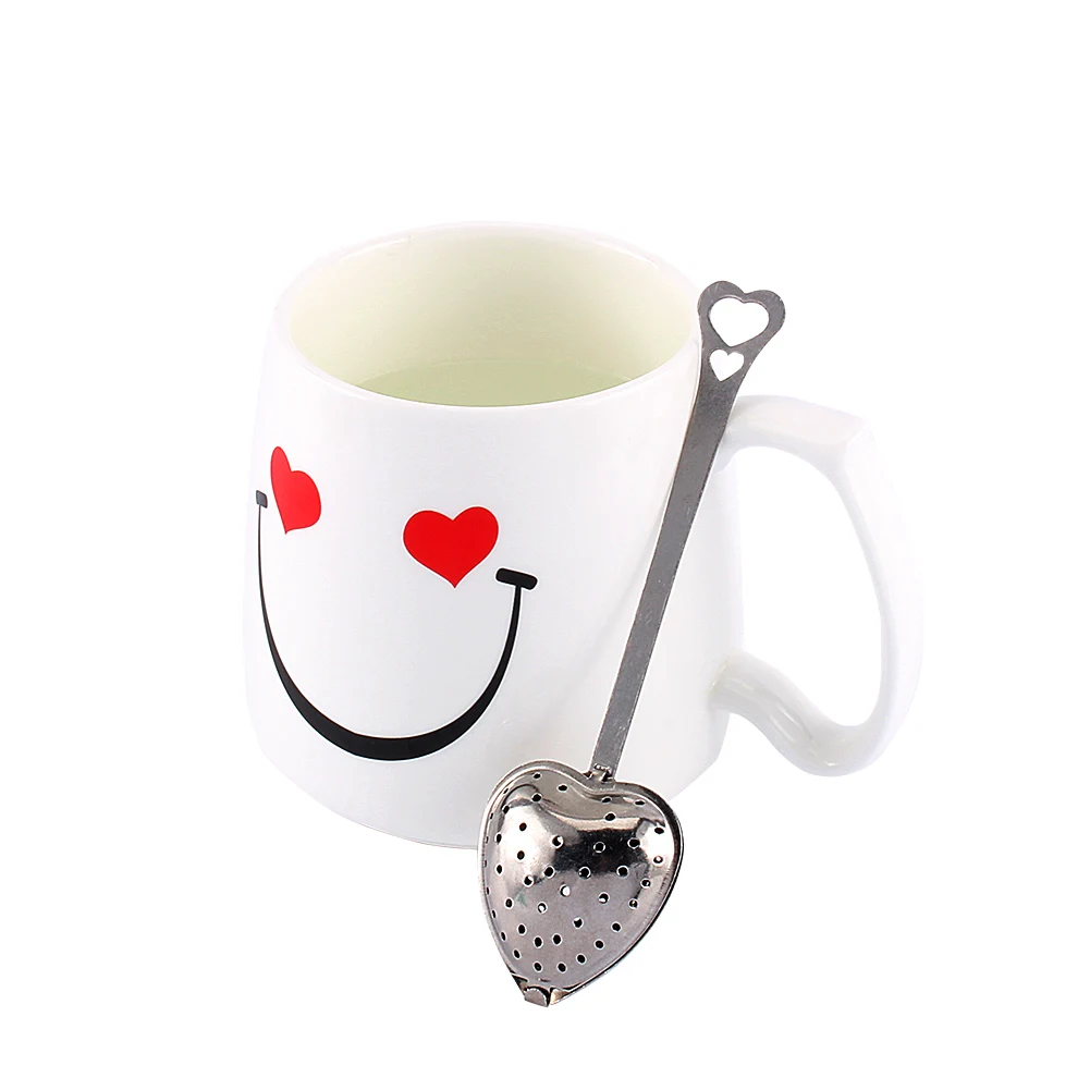 1X Stainless Steel Filter Tea Infuser Heart Shape Spoon Tea Strainer Novelty For Home And Gift 
1X Stainless Steel Filter Tea Infuser Heart Shape Spoon Tea Strainer Novelty For Home And Gift