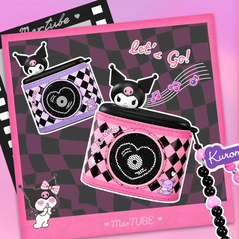 Sanrio Kuromi Camera Bluetooth Sound Kawaii Anime Cartoon Cute Portable Bluetooth Speakers Girlfriend Birthday Gifts
Sanrio Kuromi Camera Bluetooth Sound Kawaii Anime Cartoon Cute Portable Bluetooth Speakers Girlfriend Birthday Gifts