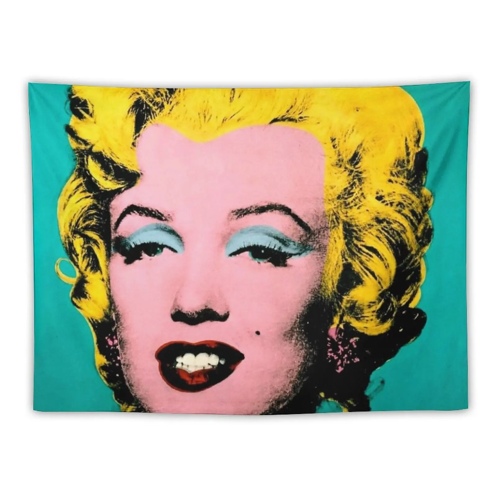 

Andy Warhol Turquoise Marilyn Tapestry Room Decorations Aesthetic Room Decorations Funny Tapestry Mushroom Tapestry