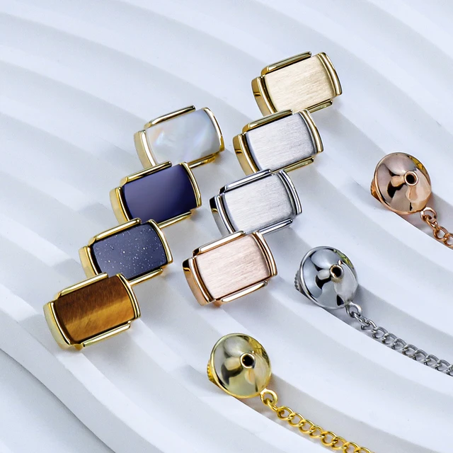 HAWSON-exacpille en métal à la mode pour hommes, goupille avec coffre, dos d'embrayage en métal, cadeau de bijoux pour hommes, JOGolden 256 1