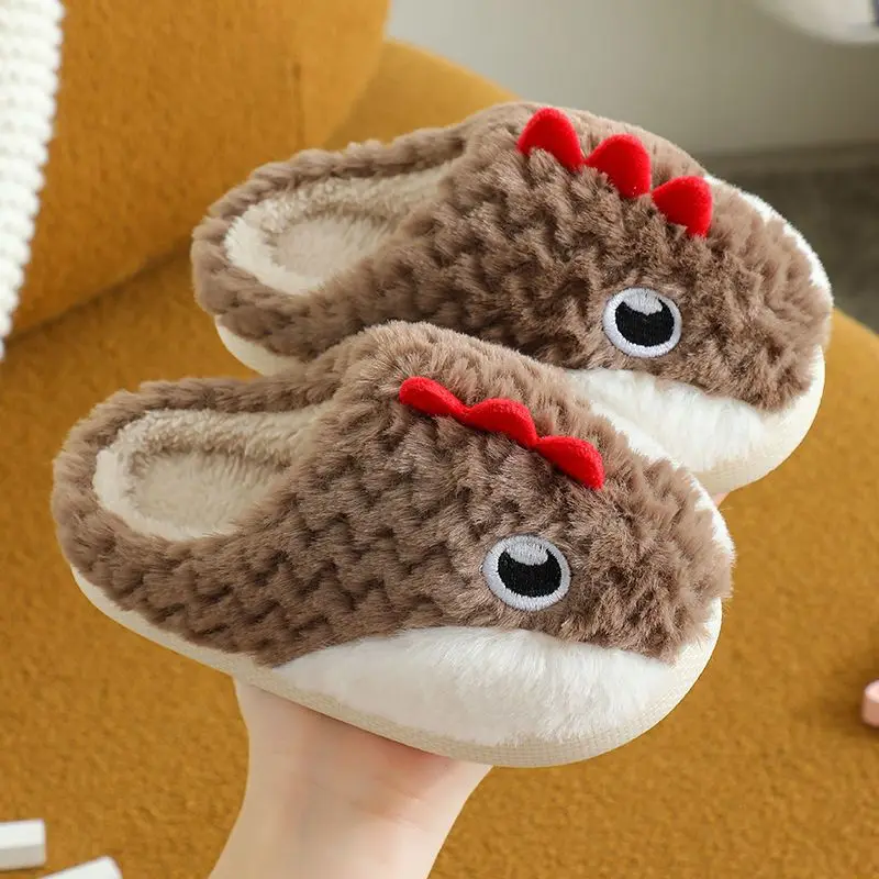 Children's Dinosaur Home Cotton Slippers Girls' And Boys' Winter Cotton Shoes Indoor Cute Animal Slides Soft Kids Shoes
Children's Dinosaur Home Cotton Slippers Girls' And Boys' Winter Cotton Shoes Indoor Cute Animal Slides Soft Kids Shoes