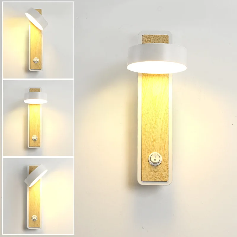 Indoor wall lamp Nordic modern minimalist living room stair lamp hotel room bedroom sofa reading rotating wall lamp 110V 220V
Indoor wall lamp Nordic modern minimalist living room stair lamp hotel room bedroom sofa reading rotating wall lamp 110V 220V