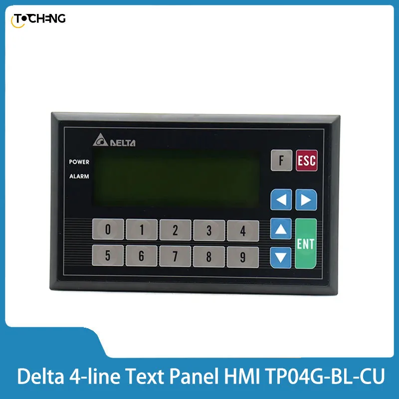 

Original Delta 4-line TP04G-BL-CU Text Panel display Delta HMI 4.1 inch