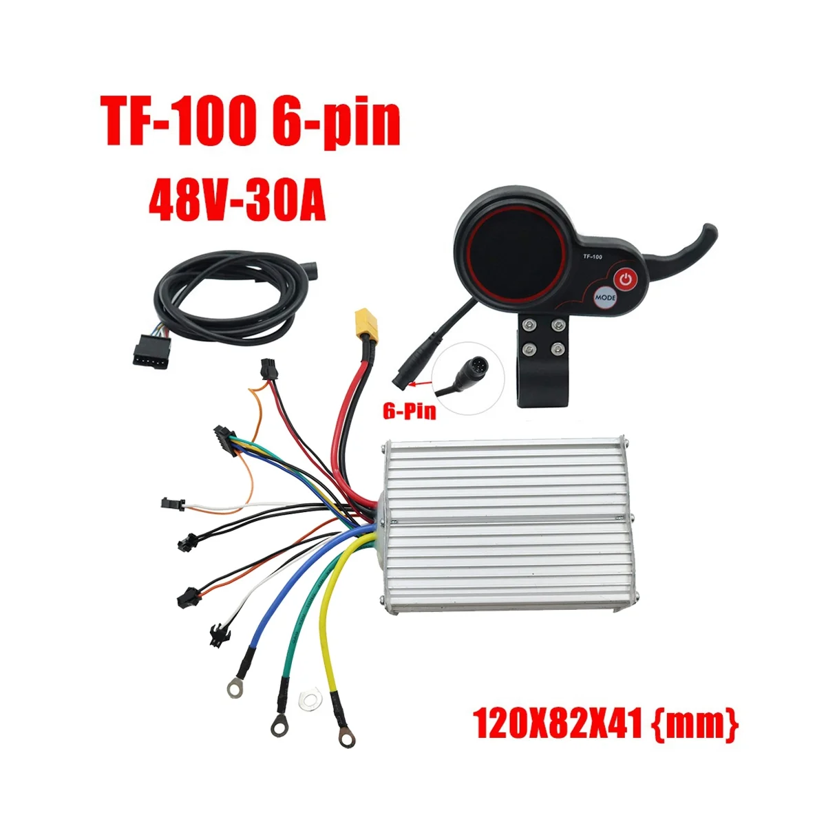 48V 30A Electric Scooter Motor Controller+TF100 6Pin Dashboard Scooter Accessories Parts for 10 Inch Kugoo M5
48V 30A Electric Scooter Motor Controller+TF100 6Pin Dashboard Scooter Accessories Parts for 10 Inch Kugoo M5