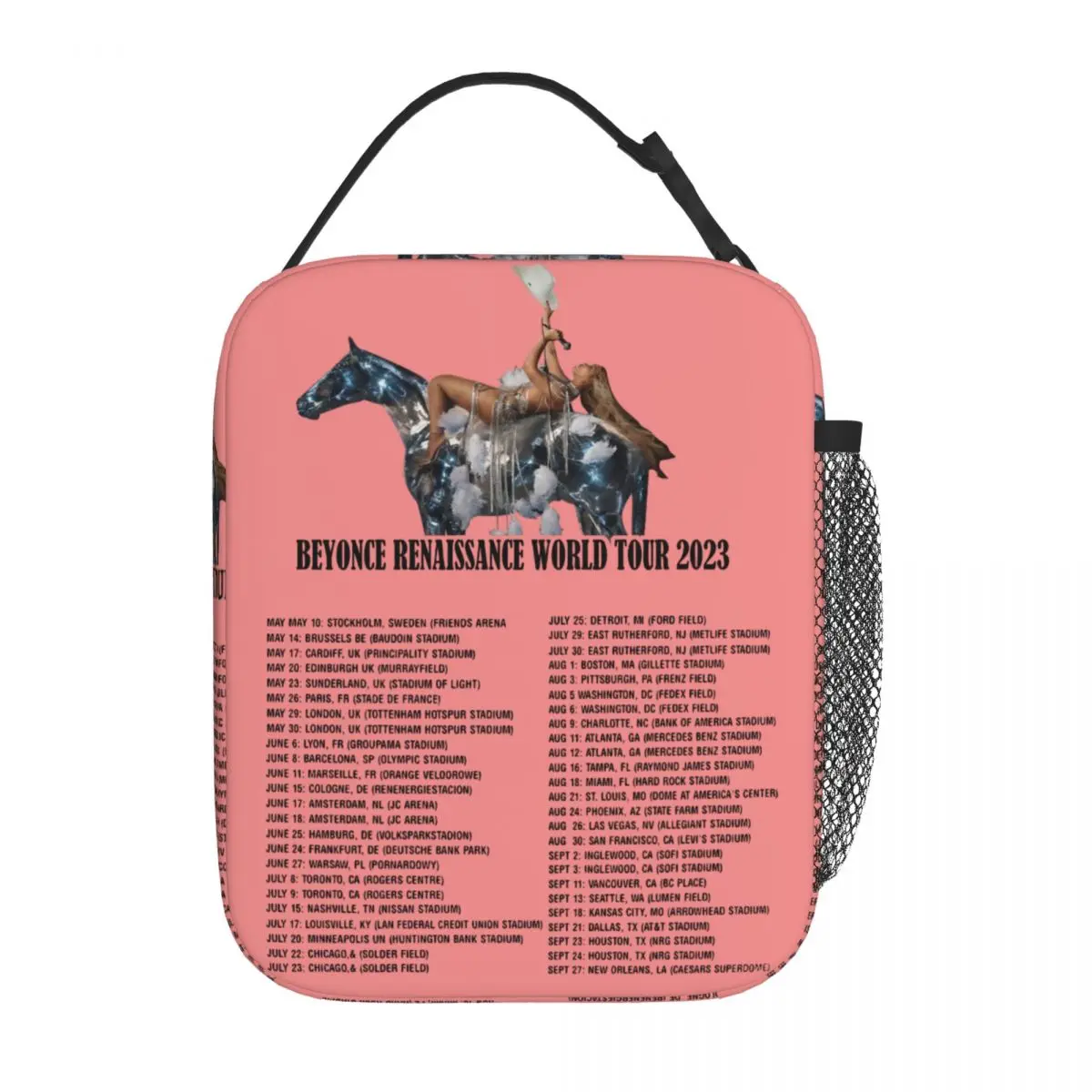 

2023 Beyonce Renaissance Thermal Insulated Lunch Bags Travel World Tour Portable Box for Lunch Thermal Cooler Lunch Box
