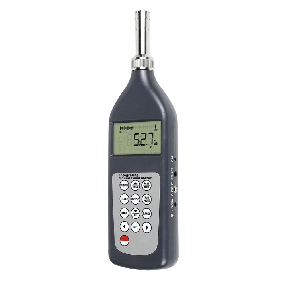 Digital display integral sound level meter SL-5868LEQ sound exposure integral sound level meter A, C weight, Lin (linear)
Digital display integral sound level meter SL-5868LEQ sound exposure integral sound level meter A, C weight, Lin (linear)