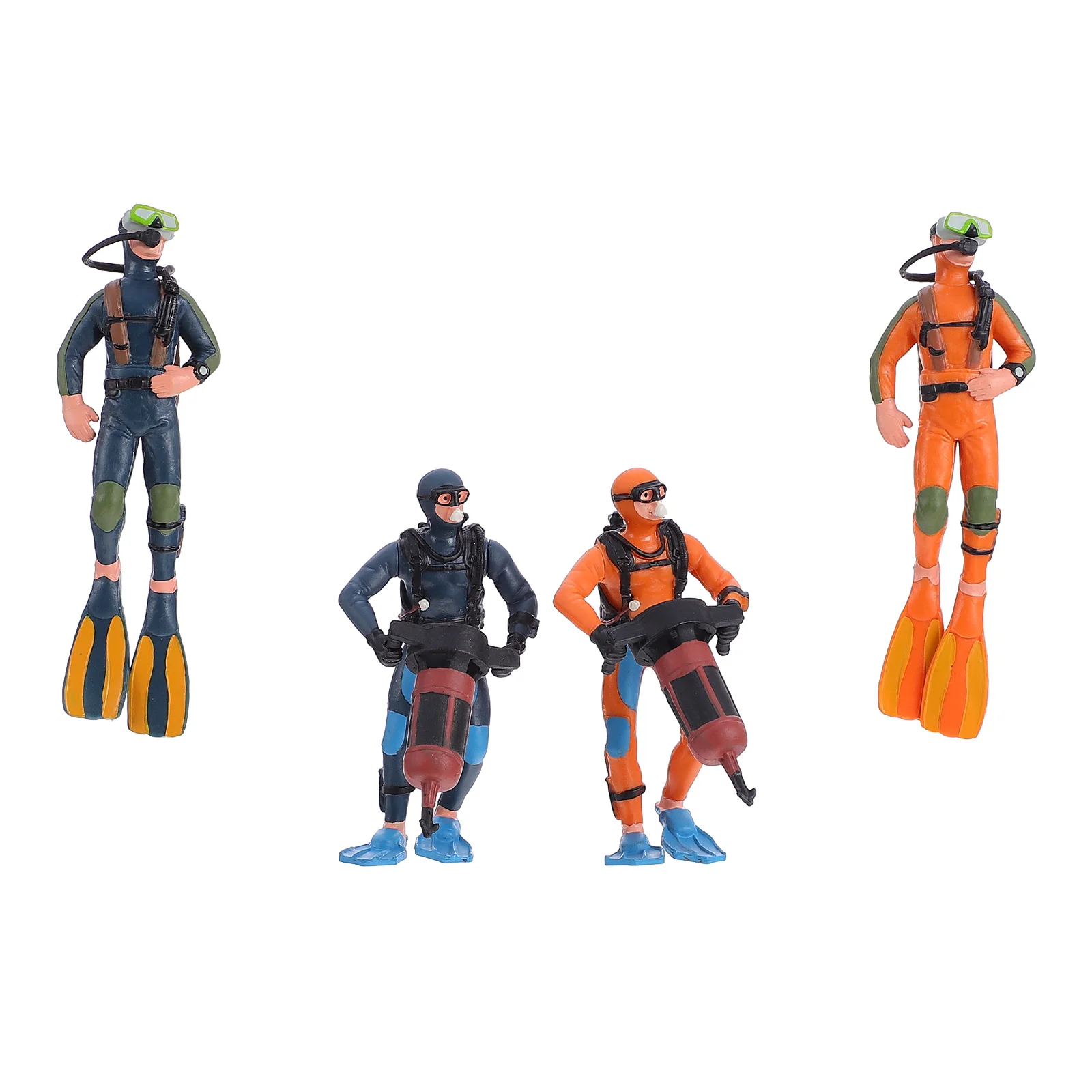 4 Pcs Diver Ornaments House Decorations Home Miniature Landscape Adornment Number Pvc Figure Child Sand Accessories
4 Pcs Diver Ornaments House Decorations Home Miniature Landscape Adornment Number Pvc Figure Child Sand Accessories