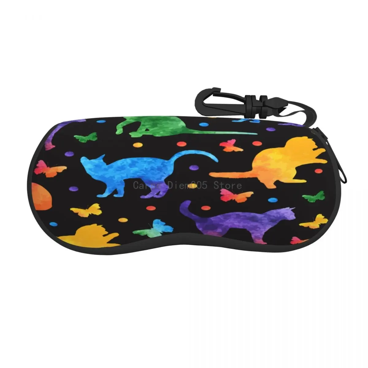 Portable Eyewear Case Watercolor Cats And Butterflies Sunglasses Soft Case Glasses Box with Lanyard Zipper Eyeglass Case
Portable Eyewear Case Watercolor Cats And Butterflies Sunglasses Soft Case Glasses Box with Lanyard Zipper Eyeglass Case