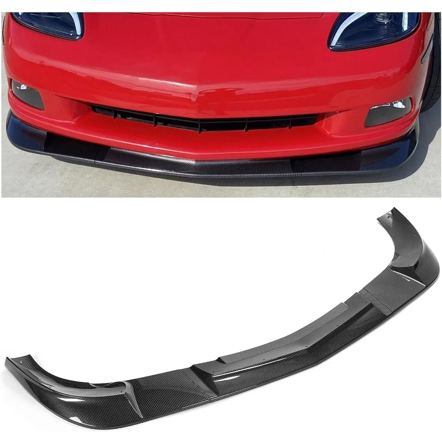 3Pcs Front Bumper Lip for 20052013 Chevy Chevrolet Corvette C6 Base Models Under Chin Spoiler Splitter Bumper Valance Diffuser 3Pcs Front Bumper Lip for 20052013 Chevy Chevrolet Corvette C6 Base Models Under Chin Spoiler Splitter Bumper Valance Diffuser