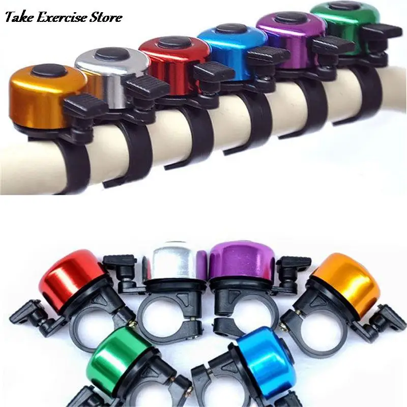 

New Loud Sound Bicycle Bell Aluminum Alloy Handlebar Safety Metal Ring Environmental Bike Cycling Horn Multi Colors