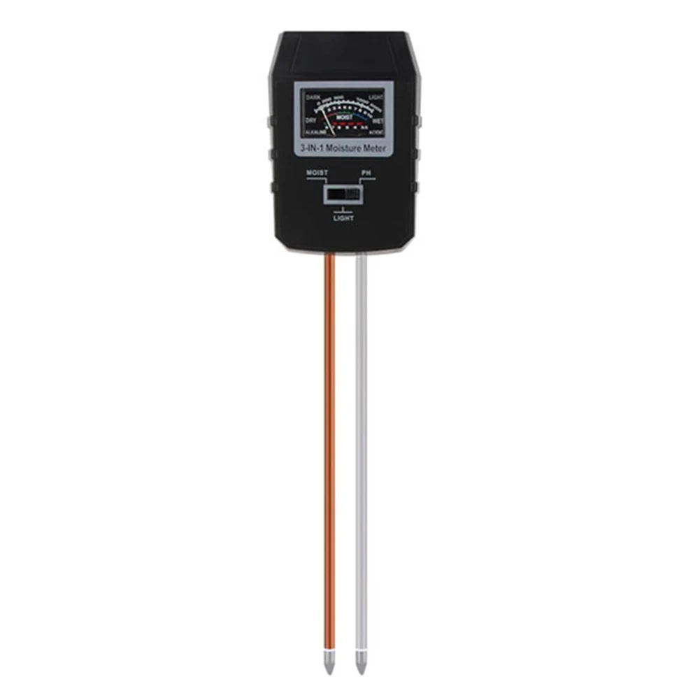 Hygrometer Soil Tester Durable And Practical Easy To Use Humidity Measurement Illuminance Soil Meter Practical
Hygrometer Soil Tester Durable And Practical Easy To Use Humidity Measurement Illuminance Soil Meter Practical