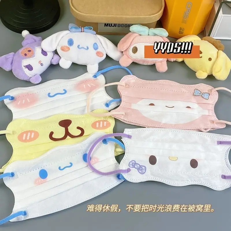 30 шт. кавайная V-образная маска Sanrio Hello Kitty Cinnamoroll мультяшная Милая одноразовая маска с принтом Высокая маска для лица от пыли
30 шт. кавайная V-образная маска Sanrio Hello Kitty Cinnamoroll мультяшная Милая одноразовая маска с принтом Высокая маска для лица от пыли