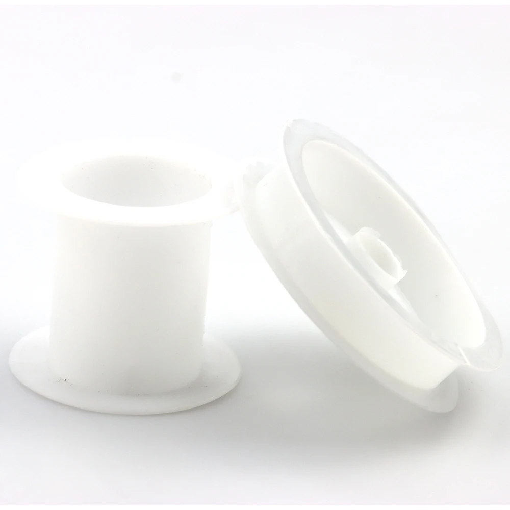 

2/4/10PCS/LO White Plastic Empty Spool Round for Home Hand Beaded String Ribbon DIY Jewelry Accessories