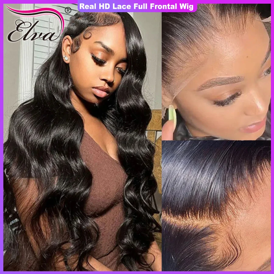 

13x6 HD Lace Frontal Wig Glueless Wig Human Hair Ready To Wear Lace Front Wigs Pre Plucked Body Wave 5x5 HD Lace Closure Wig