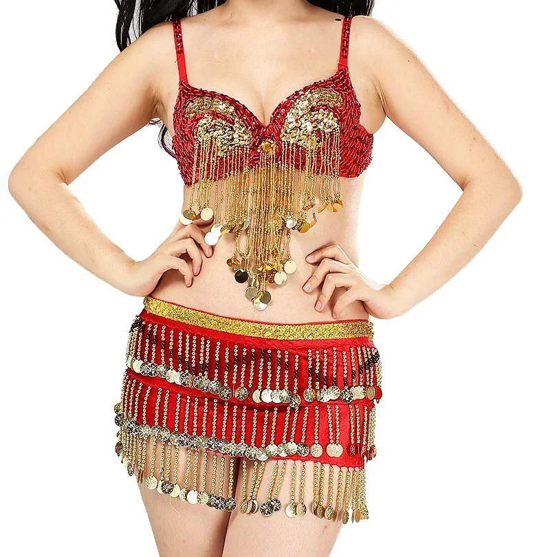 Belly Dance Costume Women Sexy Belly Dance Bra Belt Carnival Professional Performance Outfit Suit 2pcs
Belly Dance Costume Women Sexy Belly Dance Bra Belt Carnival Professional Performance Outfit Suit 2pcs