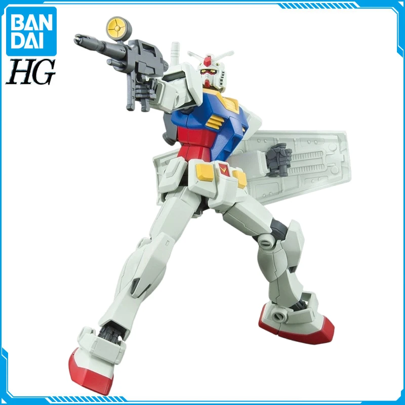 

Оригинальная BANDAI GUNDAM HG HGUC 1/144, модель в наличии Gundam, сборная аниме-фигурка робота, фигурки, игрушки