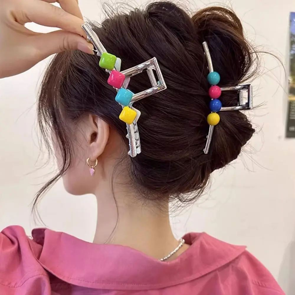 Dopamine Style Colorful Large Size Multicolor Korean Barrettes Hair Grab Clip Simple Metal Hair Claw
Dopamine Style Colorful Large Size Multicolor Korean Barrettes Hair Grab Clip Simple Metal Hair Claw
