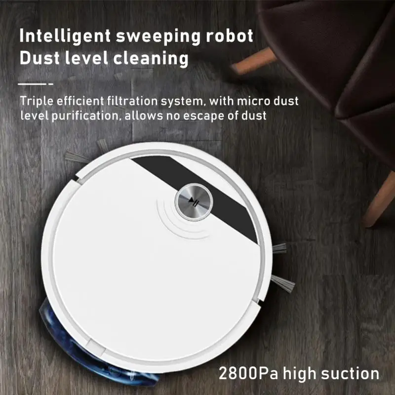 

2800pa Intelligent Sweeping Robot Fixed-point Deep Cleaning Support Robo Home App Sweeping Robot Smart Sweeper 15w Robo Home