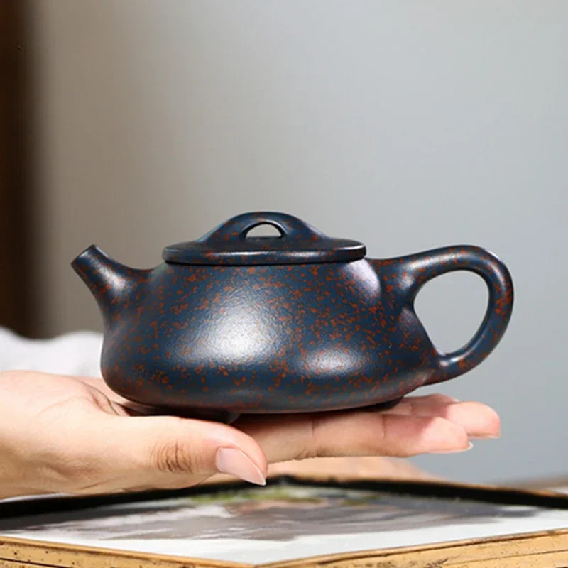 Чайник из фиолетовой глины Boutique Yixing, ручная работа, каменная ложка, чайник, домашний фильтр, красивый чайник, индивидуальный чайный набор Zisha 200 мл
Чайник из фиолетовой глины Boutique Yixing, ручная работа, каменная ложка, чайник, домашний фильтр, красивый чайник, индивидуальный чайный набор Zisha 200 мл
