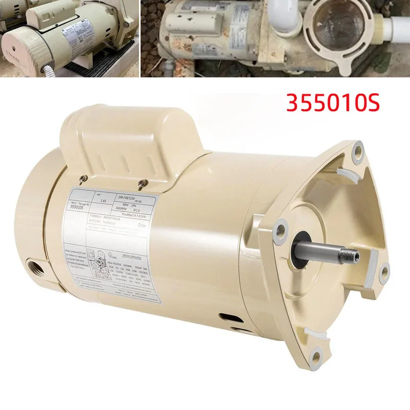 Pool Pumps Motor 355010S Fit For Pentair WhisperFlo WFE-4 , WFE-26 & SuperFlo SF-N1-1-1/2-AE ,115/208-230 Volts, 1 Speed ,1HP
Pool Pumps Motor 355010S Fit For Pentair WhisperFlo WFE-4 , WFE-26 & SuperFlo SF-N1-1-1/2-AE ,115/208-230 Volts, 1 Speed ,1HP
