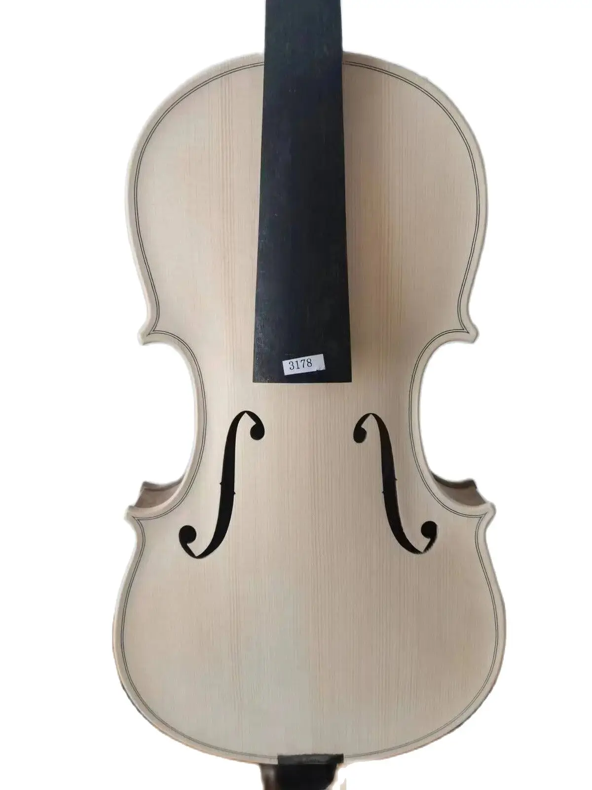 4/4 Violin Unvarnished bird eye maple wood back old spruce top hand carved 3178
4/4 Violin Unvarnished bird eye maple wood back old spruce top hand carved 3178