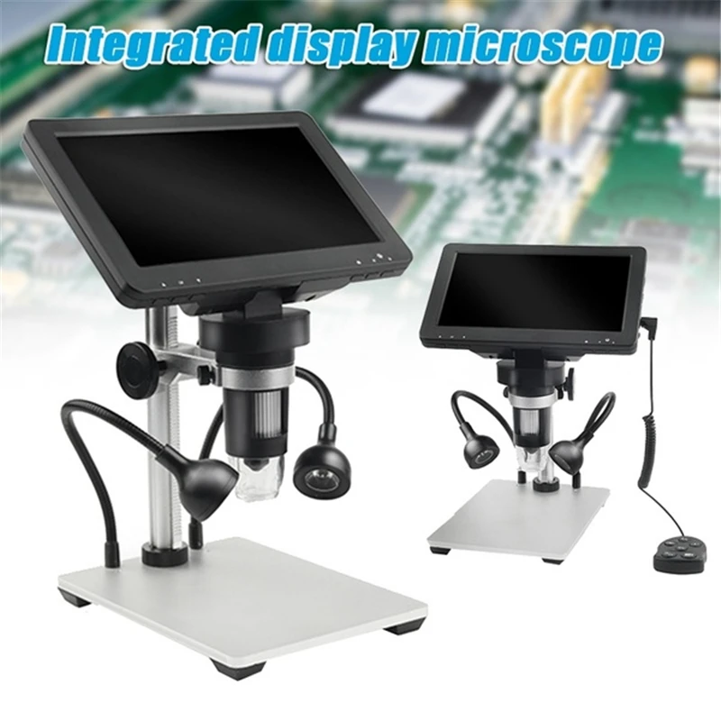 1200x Digital Electron Microscope 12MP DM9 HD 7 inch Industrial Magnifier with Wire Control Bracket+DM9 USB Cable for Phone iPad
1200x Digital Electron Microscope 12MP DM9 HD 7 inch Industrial Magnifier with Wire Control Bracket+DM9 USB Cable for Phone iPad