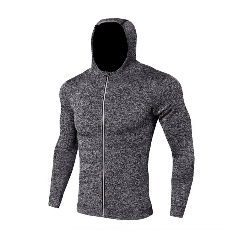 Men Solid Color Coat Stylish Men's Sport Coat Hooded Zipper Cardigan for Gym Outdoor Jogging Quick Dry Soft Breathable
Men Solid Color Coat Stylish Men's Sport Coat Hooded Zipper Cardigan for Gym Outdoor Jogging Quick Dry Soft Breathable