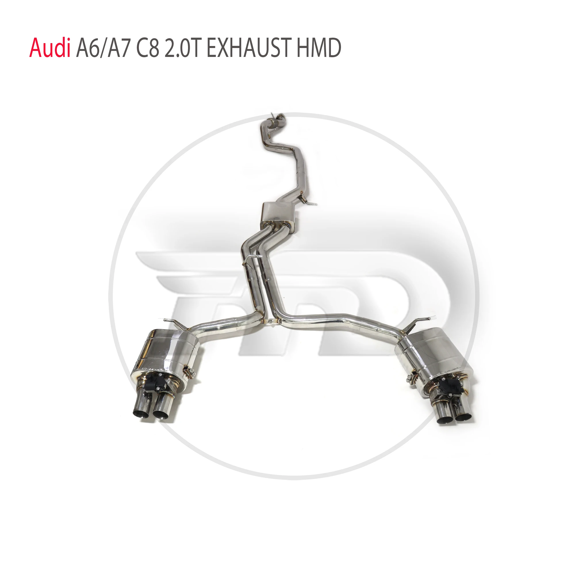 HMD Stainless Steel Exhaust System Performance Catback for Audi A6 A7 C8 2.0T Front Pipe Resonator Valve Muffler
HMD Stainless Steel Exhaust System Performance Catback for Audi A6 A7 C8 2.0T Front Pipe Resonator Valve Muffler