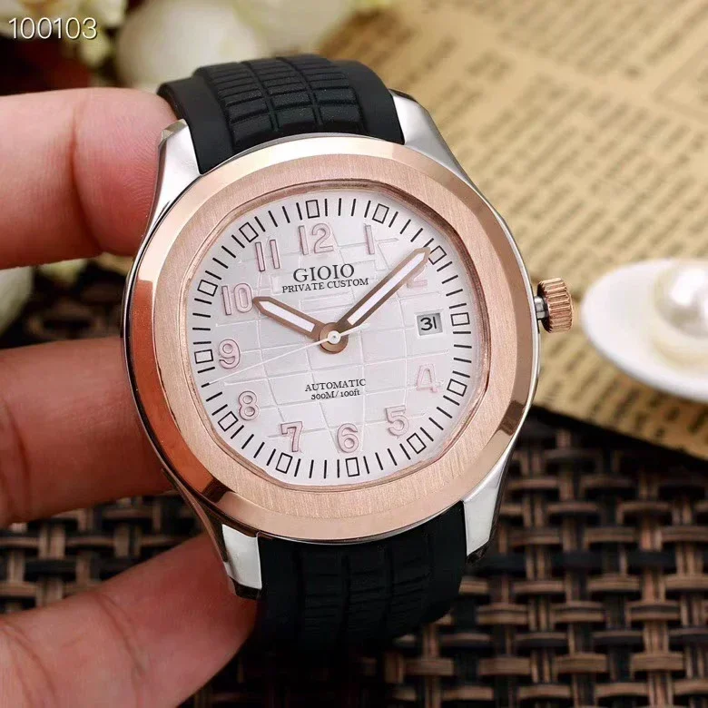 Luxury New Men Automatic Mechanical Watch Stainless Steel Silver Rose Gold Black Blue Rubber Casual Watches
Luxury New Men Automatic Mechanical Watch Stainless Steel Silver Rose Gold Black Blue Rubber Casual Watches