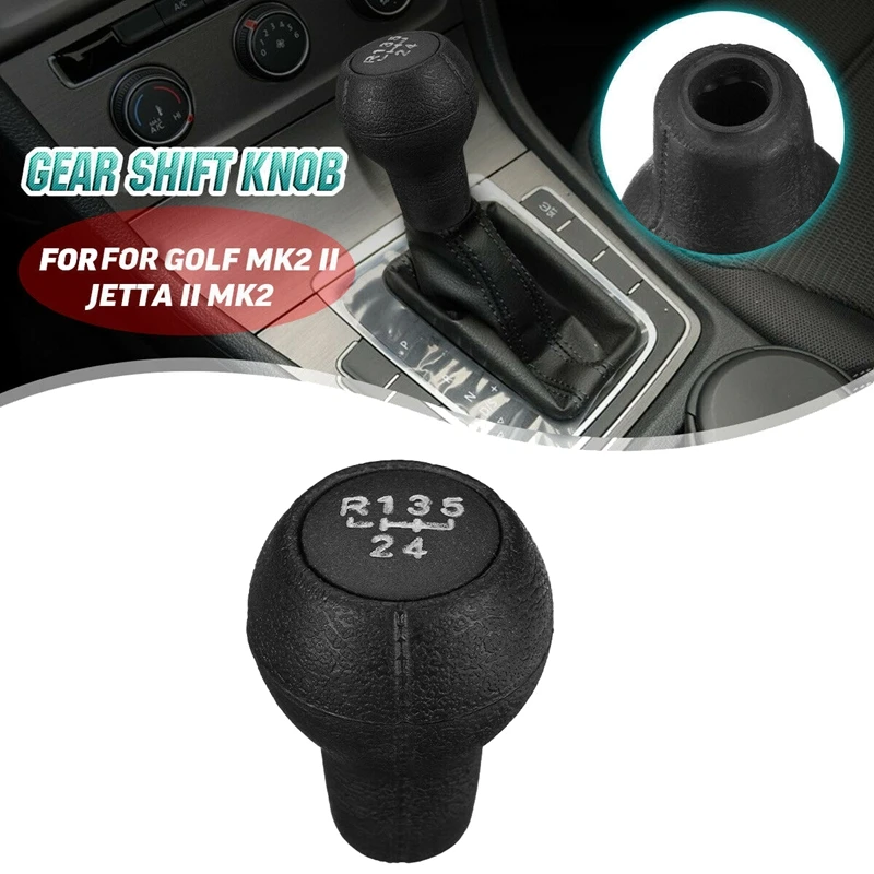 NEW-5 Speed Manual Car Gear Shift Knob Shifter Lever for GOLF MK2 II JETTA II MK2 1985-1992
NEW-5 Speed Manual Car Gear Shift Knob Shifter Lever for GOLF MK2 II JETTA II MK2 1985-1992