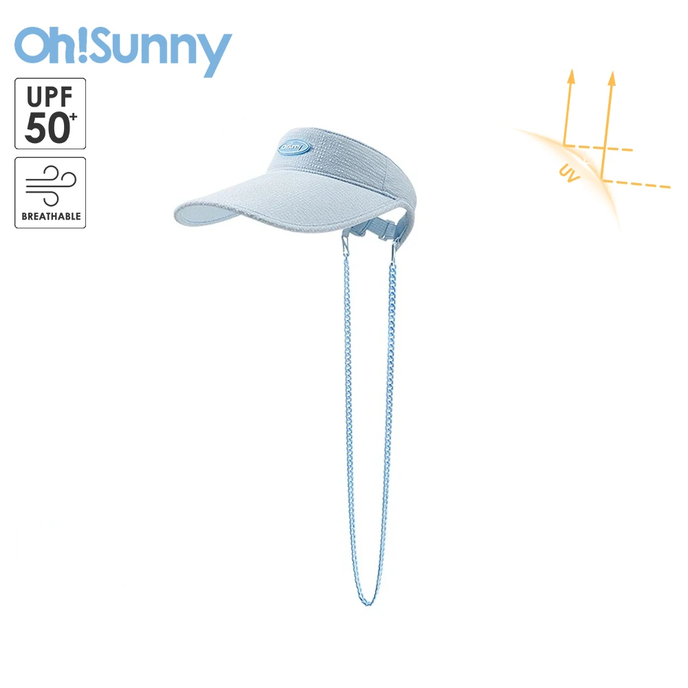 

OhSunny Women Sun Visor Hat Wide Brim Bucket Hats UV Protection UPF50+ Portable Summer Fashion Beach Travel Outdoor Baseball Cap
