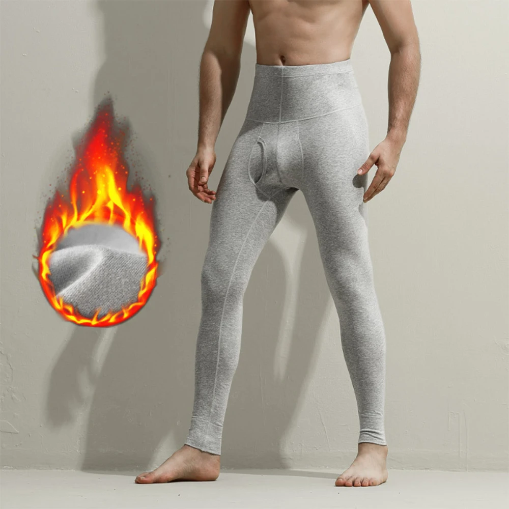 

Men's Ultra Soft Thermal Underwear Pants Winter Thick Fleece Lined Long Johns Warm Leggings Base Layer Bottoms Compression Pants