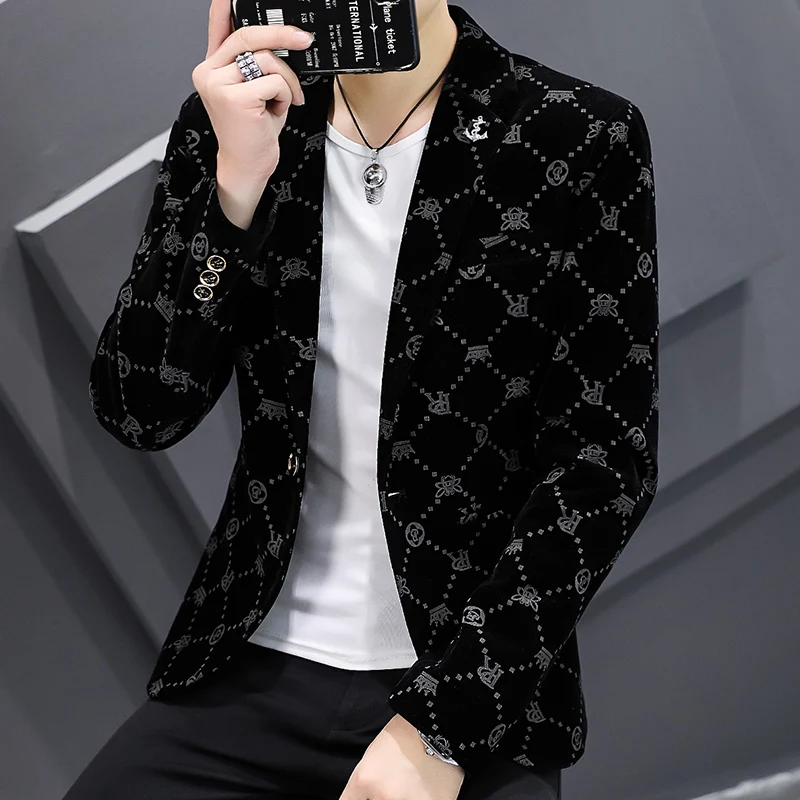 New Corduroy Suit for Men Young Slim Small Suit Formal Single West Jacket Outside Spring and Autumn Comfortable Formal Coat Men
New Corduroy Suit for Men Young Slim Small Suit Formal Single West Jacket Outside Spring and Autumn Comfortable Formal Coat Men