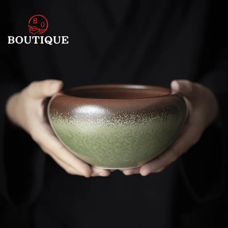 Japanese Crude Pottery Ceramic Tea Residue Tank Kiln Change Glaze Tea Wash Kung Fu Tea Set Water Bowl Tea Ceremony Accessories
Japanese Crude Pottery Ceramic Tea Residue Tank Kiln Change Glaze Tea Wash Kung Fu Tea Set Water Bowl Tea Ceremony Accessories